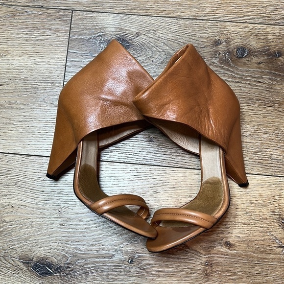 IRO Saika Cone Heel Sandals in Brown Size 37/7 - Picture 3 of 9